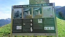 Burgruine Strassberg, Malix. Kolumbansweg