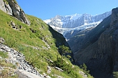 hoch ber der Gletscherschlucht zur Bregg; Bild
                  W.Fischer