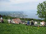 Picknickplatz Fünfländerblick, mit Blick auf den            Bodensee