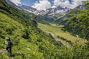 Aufstieg zur Alp
                  Sardona