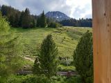 Berghotel Schnenberg, Blick aus dem Fenster zum Guscha