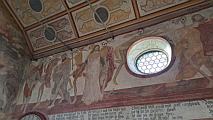 Totenkapelle Wolhusen, Fresken mit echten Schdeln, Dez.23 Fresken in der Totenkapelle Wolhusen