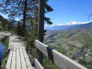 Grand Bisse de
                    Lens, Rebberge von Sion