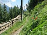 Bahnwanderweg bei Cavaglia 