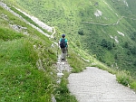 Weg zur Alpe di
                Orimento, Bild Peter Burn