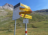 Wegweiser Talstation Lagalp