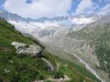 Dammagletscher am Schmelzen, Juni 2017