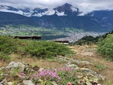 Aussichtspunkt am Massaweg ins Rhonetal, Juli 2021