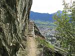 Steintreppe oberhalb Brig