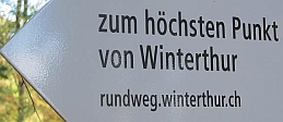 Hulmen,
          höchster Punkt von Winterthur