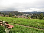 Blick vom Sässel Richtung
          Tösstal (Kollbrunn)