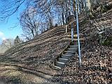 Aufstieg zur Grotte und zum Laubberg