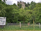 Picknickplatz am Fuss der Ruine Reifenstein bei Reigeoldswil
