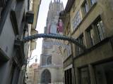 Rue
                    des Epouses fidles, Kathedrale Fribourg
