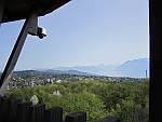 Aussichtsturm Tour de  Sauvabelin, Blick nach Frankreich und ins Wallis