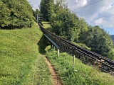 Unterquerung der Pilatusbahn oberhalb Alpnachstad