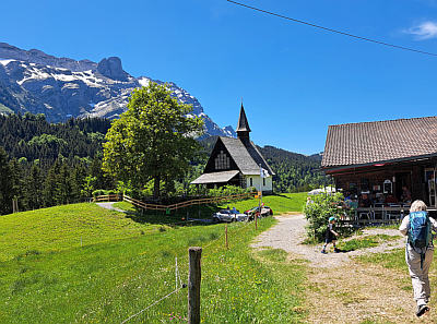 Ahorn-Kapelle und Berggasthaus Ahorn AI, Mai 2026