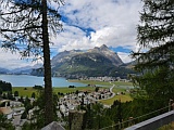 Aussichtspunkt, Blick auf Silvaplanersee und Julierpass