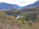 Blick auf Vorderrhein, Okt.26
