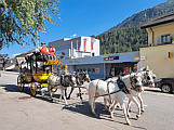 Ankunft der Gotthard-Kutsche in Airolo, Juli 2026