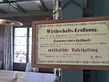 Rosinli, altes Wirtshaus-Schild 1873,   Aug.2026