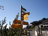 Wegweiser Rigi Kaltbad, Okt.2005