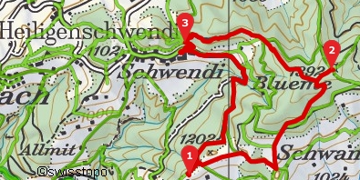 Karte
                  SchweizMobil