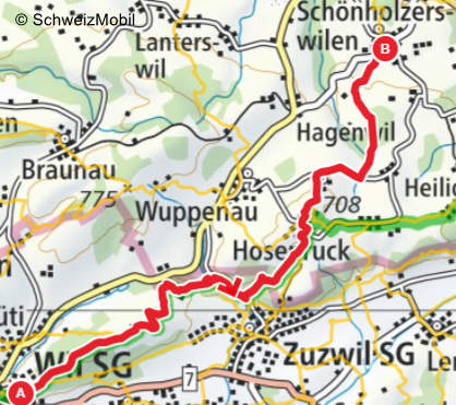 Karte SchweizMobilPlus