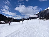 perfekt markierter Winterwanderweg Alp Garfiun - Klosters