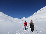 Aufstieg zum
                  Strelapass Aufstieg zum Strelapass