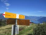 Wegweiser Alpe di Naccio 