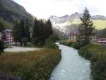 Gletsch, links das Grandhôtel Glacier du Rhône