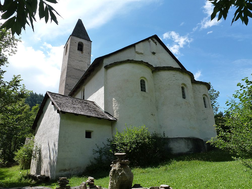 St. Peter Kirche Mistail, Nähe Tiefencastel, Kolumbansweg