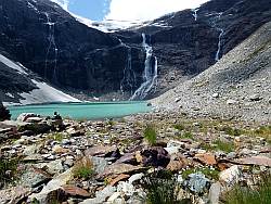 Palügletscher und Lagh da Caralin