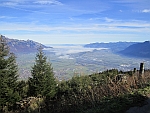 Nähe Berghaus
                      Malbun, Blick ins Rheintal