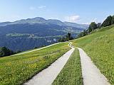 Nähe Siat, Blick nach
                  Obersaxen