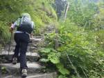 Steilstufen
                  oberhalb Viamala-Schlucht