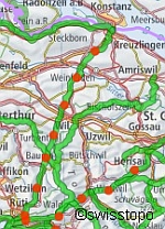 Schwabenweg, Wanderlandkarte